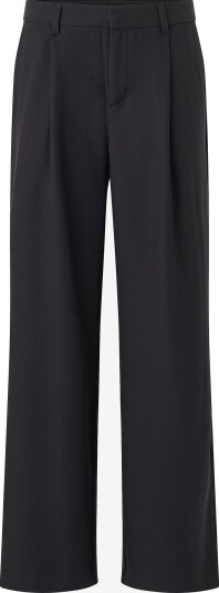 Gina Tricot Bukser Wide pleated trousers Svart