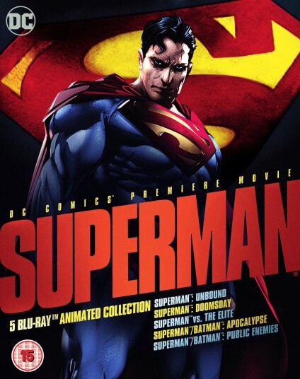 Superman  5 Bluray Animated Collection