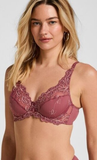 Hunkemöller Uvattert bh med bøyle Diva Lilla