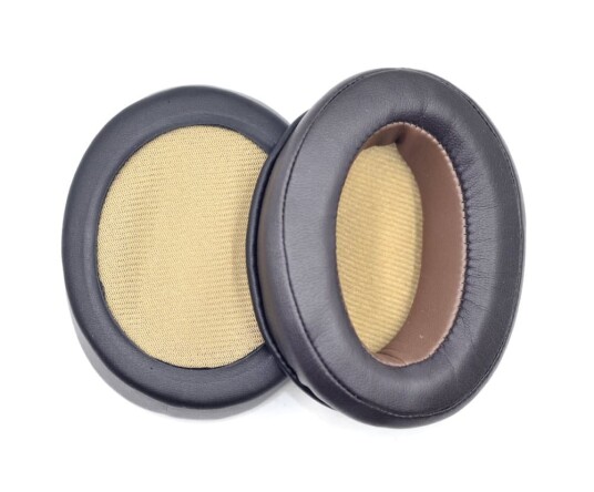 INF Erstatningsøreputer i PU skinn for Sennheiser Momentum 1.0/2.0 Sort