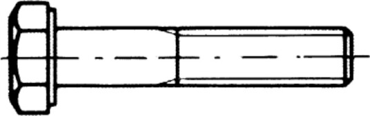 Arvid Nilsson D931-8.8-El M14x240 6kt Bolt 25-Pakke