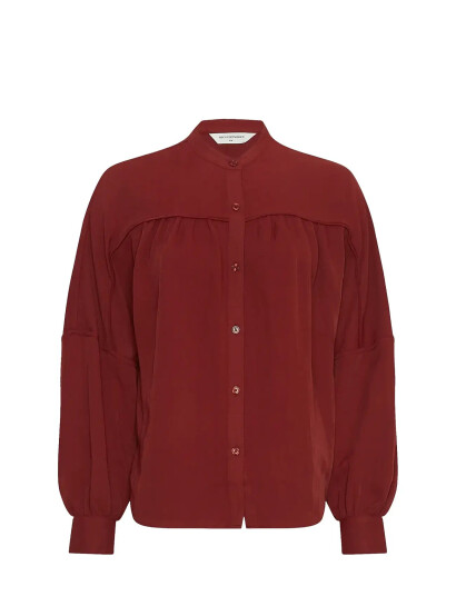 MSCH Copenhagen Mschmadie Genette Shirt - Burgundy - S/M