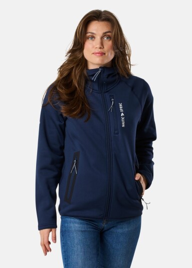 Nautic Experience Pacific Hooded Fleece Ii W Dk. Navy/Dk. Navy 38 Hoodies
