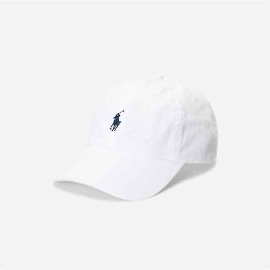 Ralph Lauren Cotton Chino Baseball Caps Hvit Ralph Lauren Cotton Chino Baseball Caps Hvit