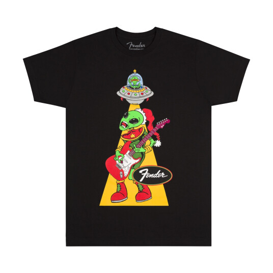 Fender Ugly Christmas Tee Alien Black XXL Fender Ugly Christmas Tee Alien Black XXL