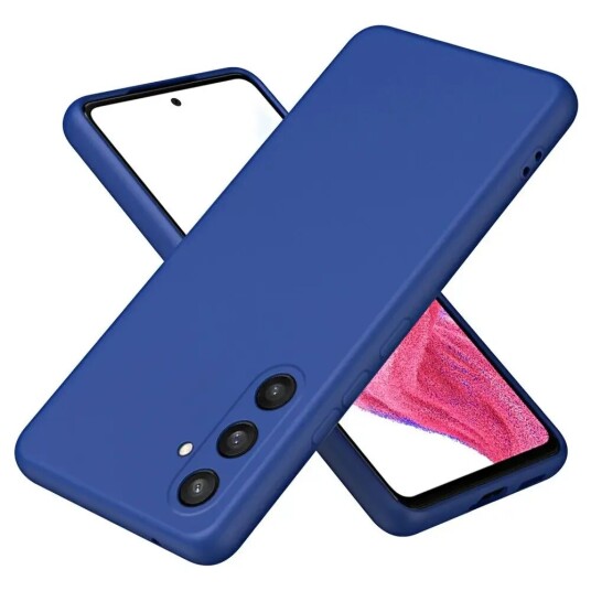 INCOVER Samsung Galaxy S24 Mat Fleksibel Deksel - Blå