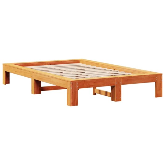  Sengeramme uten madrass voksbrun 120x200 cm heltre furu 8721158384430