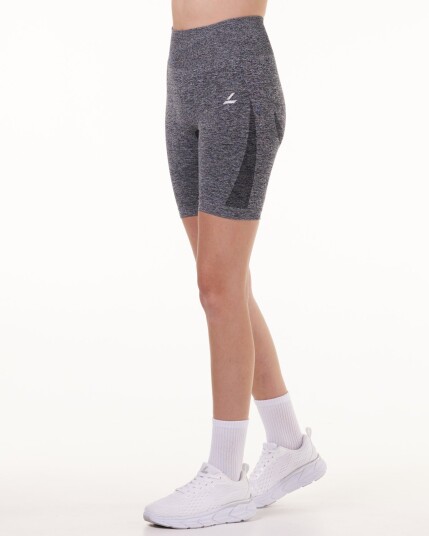 LEVITY Solar Seamless Shorts Grey Marl 22 - S LEVITY Solar Seamless Shorts Grey Marl 22 - S