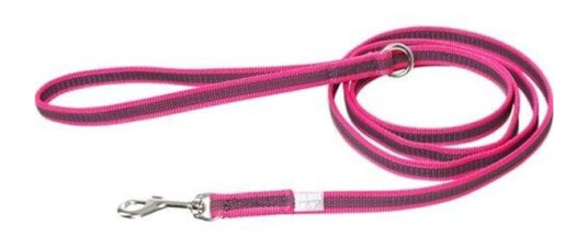 Julius-K9 C&G Super-Grip Leash.Rosa/Grey.14Mm/1.8M.With Handle.Max 30Kg