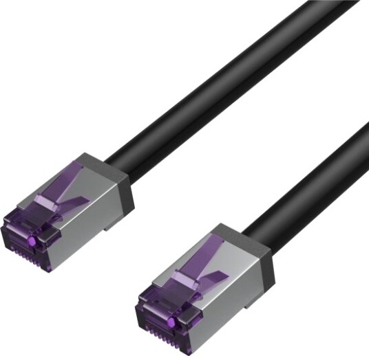 S/Conn Maximum Connectivity Fl31 28075 10 M Cat6a S/Ftp S Stp Rj 45 Rj 45 Svart Lilla