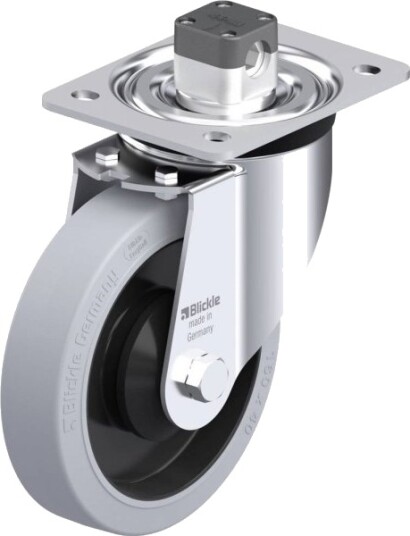 Blickle 960747 L-Poev 161Xka-Cs11-Sg Styrehjul I Stål, Hjuldiameter 160 Mm, Bæreevne (Maks.) 320 Kg 1 Stk