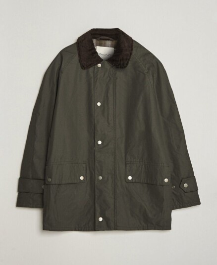 Gant Waxed Barn Jacket Black Brown