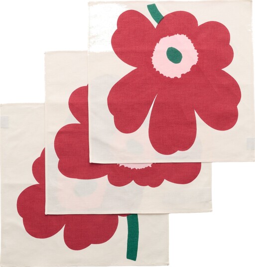 Marimekko Unikko stoffservietter 3-pakning, rose