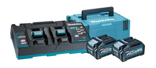 Makita Batterisett 40v 4,0ah 191u00-8 xgt 2xbl4040 og dc40rb makpac