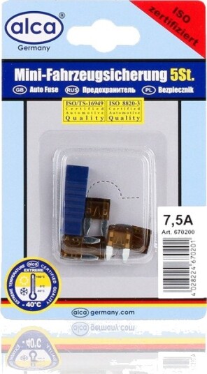 ALCA 670200 Sikringssett ALCA 670200 Sikringssett