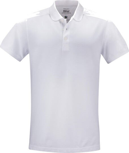 SouthWest Men Martin Polo Hvit 1 stk SBG-337-01 L