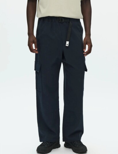 WOOD WOOD Wwrobert Cargo X Trouser 25340   Navy   S