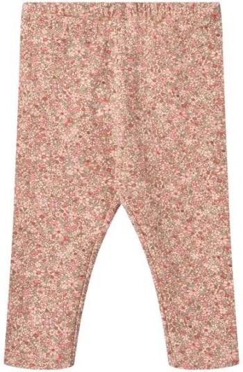 Wheat Jules jersey leggings til baby Rose Dust Flowers