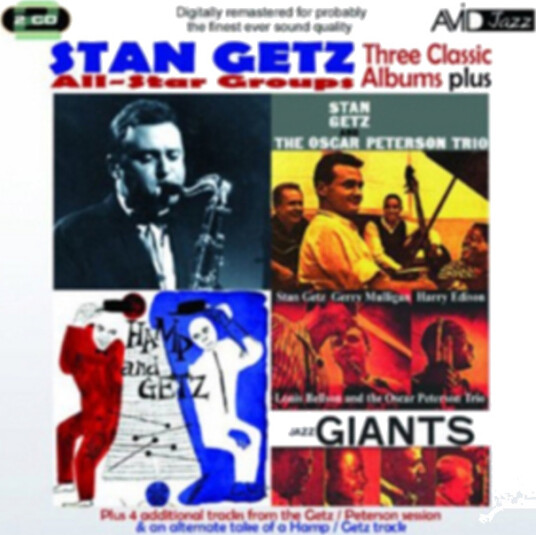 Stan Getz Three Classic Albums Plus (Stan Getz & The Oscar Peterson Trio / Hamp & Getz / Jazz Giants) CD