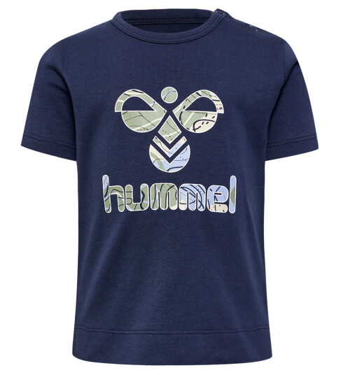 Hummel T skjorte hmlLehn Blue Nights 74 T skjorte Blå