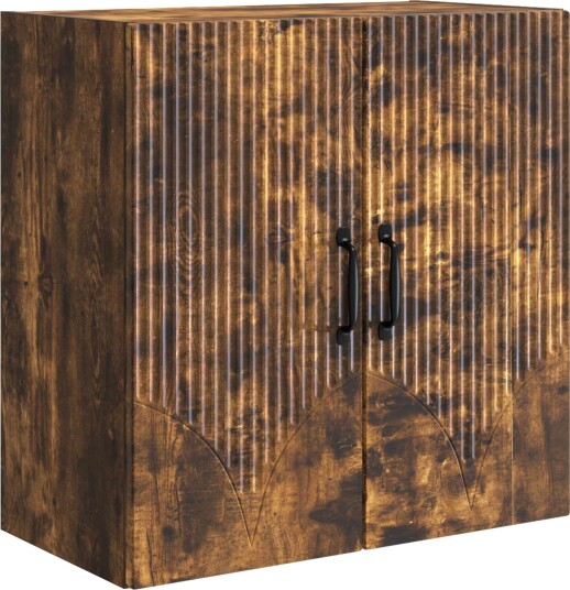 vidaXL Vegghengt skap Røkt Eik 59 x 31 x 60 cm Konstruert tre vidaXL Vegghengt skap Røkt Eik 59 x 31 x 60 cm Konstruert tre