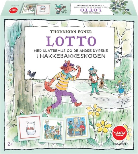 Lotto Hakkebakkeskogen Barnespill med Klatremus for 2-4 Spillere