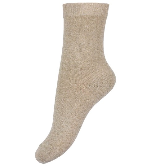 Condor Sokker Viskose Beige m. Glitter 36/39 Sokker 36 39
