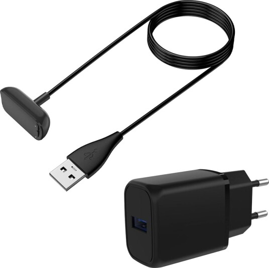 Fitbit Luxe / Fitbit Charge 5/6 Vegglader 18W + ladekabel, 1m