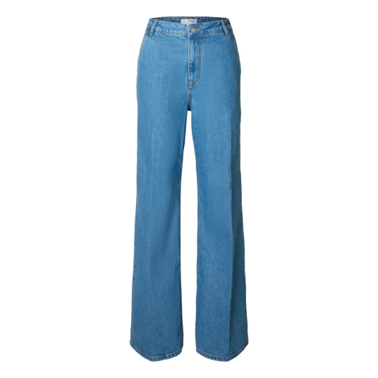 Selected Femme Dame Jeans Blå W25 L32,