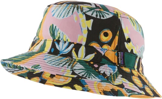 Patagonia Wavefarer Bucket Hat Island Seeds Milkweed Mauve S