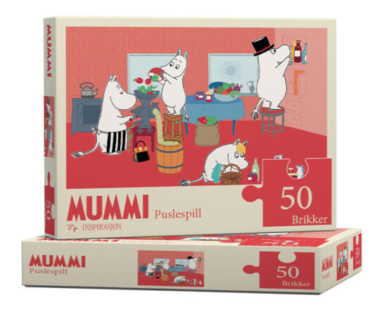 Mummi Puslespill På Kjøkkenet 50 brikker 