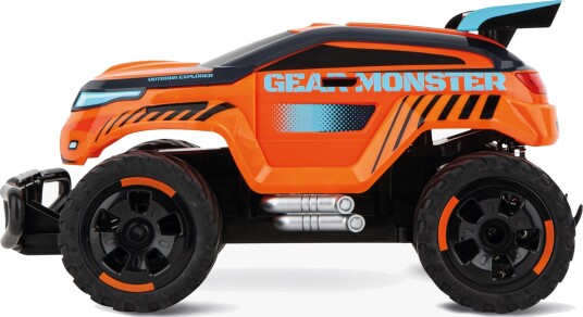 Carrera Gear Monster 3.0 Radiostyrt Monster Truck 1:18 med 20 min kjøretid - Oransje