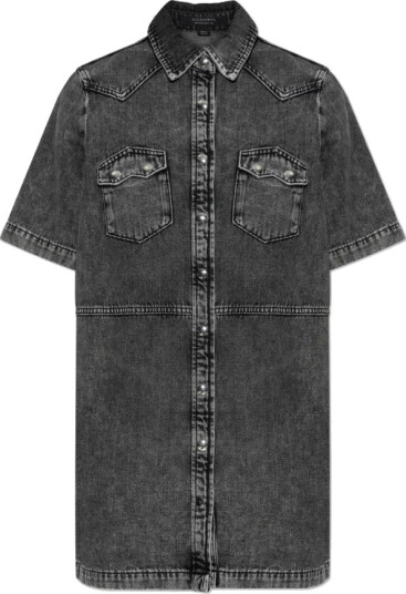 AllSaints Dame Kjoler Grå 2XS, AllSaints Dame Kjoler Grå 2XS,
