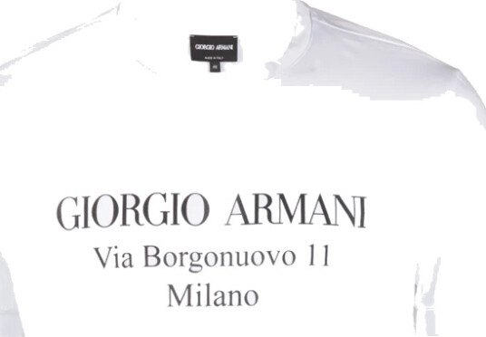 Giorgio Armani Herre Topper Hvit M, Giorgio Armani Herre Topper Hvit M,