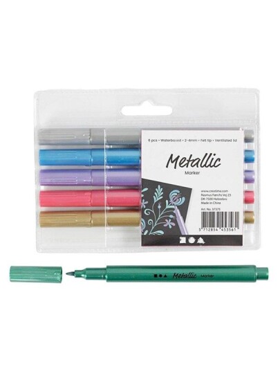 Creativ Company Markers Metallic 6pcs.