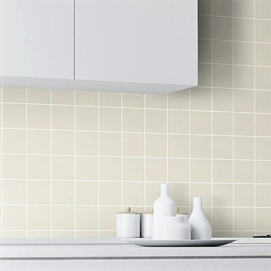 Arredo Klinker Unicolor Ivory Hvit 10x10 cm