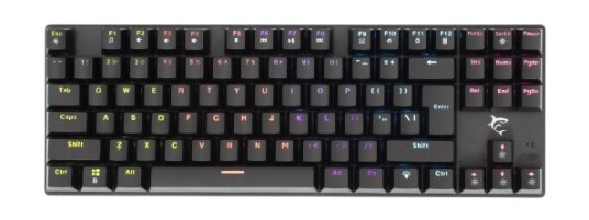 White Shark Gk-2106 Commandos Full Størrelse  100 Og  Usb Mekanisk Nøkkelbryter Led Sort