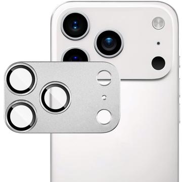 Imak iPhone 17 Pro Fullt deksel i metall og herdet glass kameralinsebeskyttelse Sølv