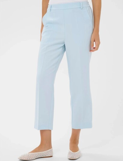 Kaffe Kasakura Hw Cropped Pants Blue 42