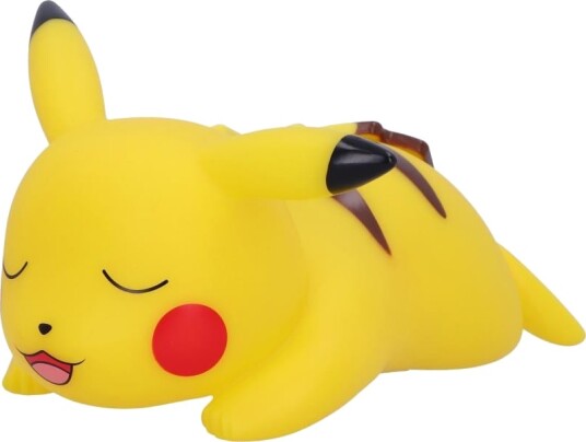 Teknofun Pokémon LED Natlampe Sovende Pikachu 25 cm 2 lysstyrker batteridrevet Teknofun Pokémon LED Natlampe Sovende Pikachu 25 cm 2 lysstyrker batteridrevet