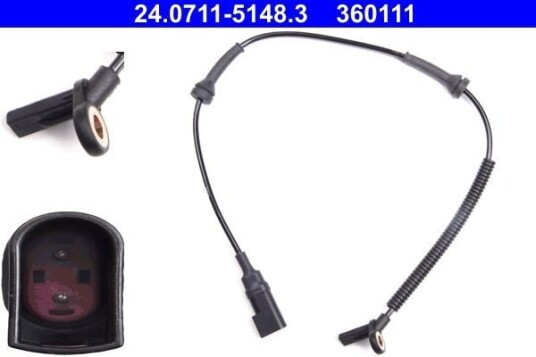 Sensor, ABS ATE 24.0711-5148.3 Sensor, ABS ATE 24.0711-5148.3