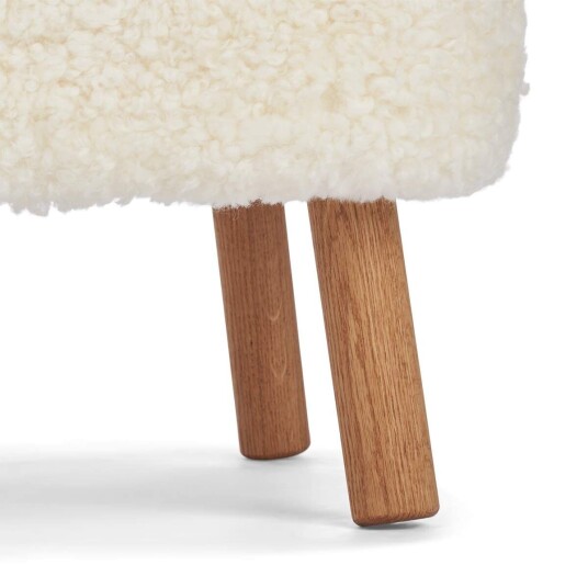 Natures Collection Emma Mini Lounge Chair Hvit Eik