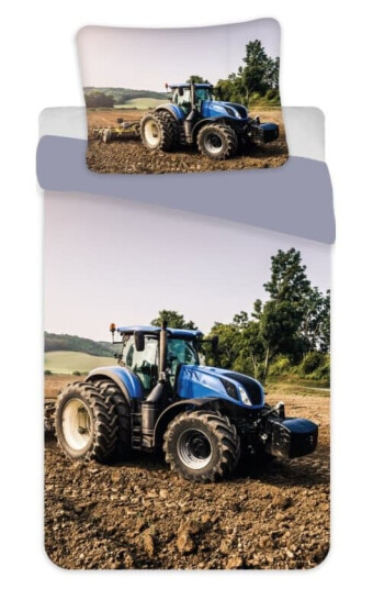 Mcu Traktor Sengetøj 140 x 200 100 procent bomuld