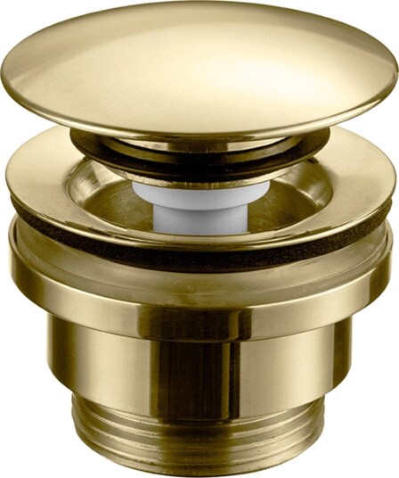 Tapwell 74400 Pop-up Bunnventil Servant Honey Gold - Fjærbelastet
