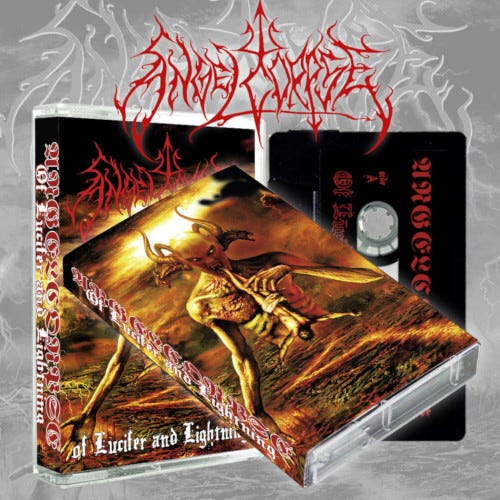 Angelcorpse  Of Lucifer And Lightning  Kassett