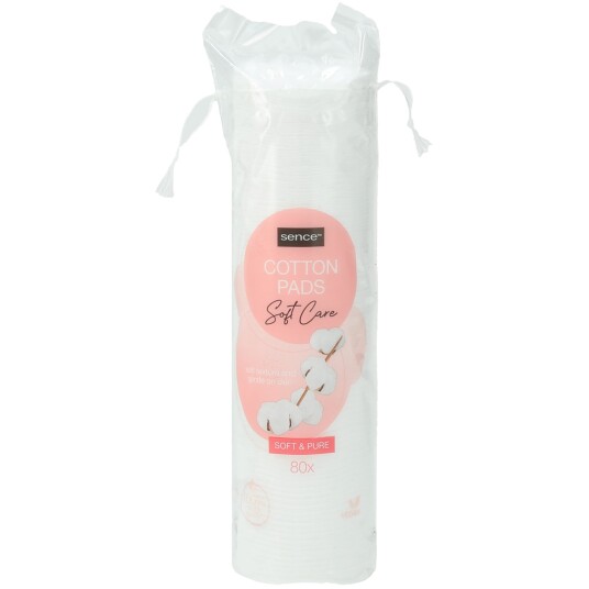 Sence Cotton Pads Soft&Pure Basic 80 stk