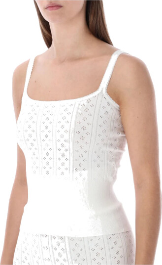JW Anderson Dame Topper Hvit M,