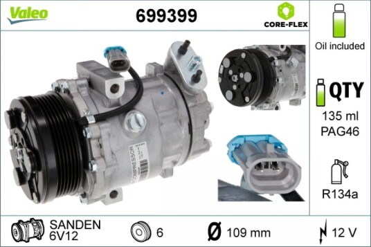 AC kompressor VALEO 699399