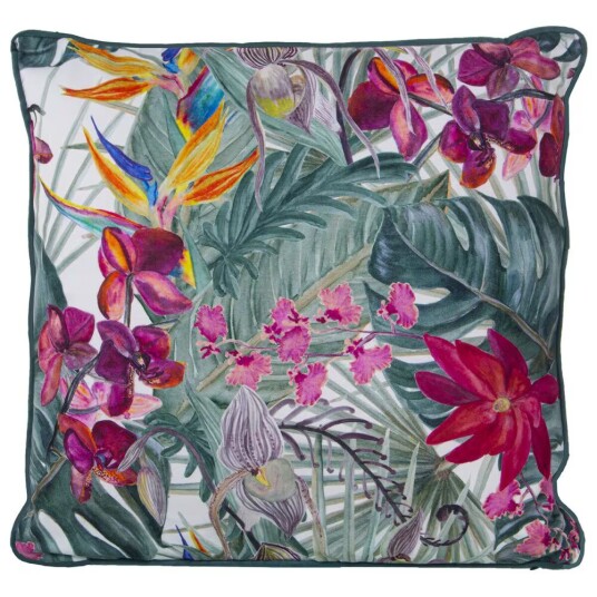 Pute Alexandra House Living Fløyel Tekstil 45 x 45 cm