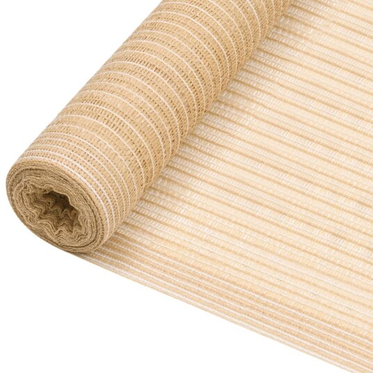 Skjermnett beige 2x50 m HDPE 150 g/m²